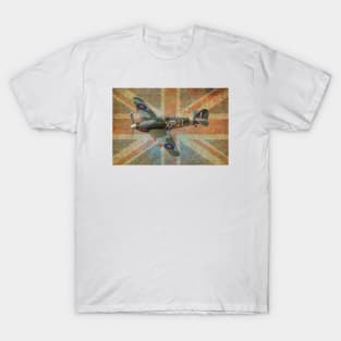 Hawker Hurricane and Union Jack T-Shirt